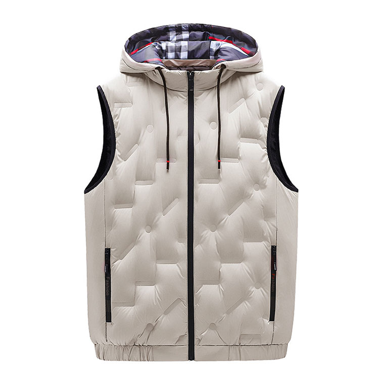 Down Vest Hoodie