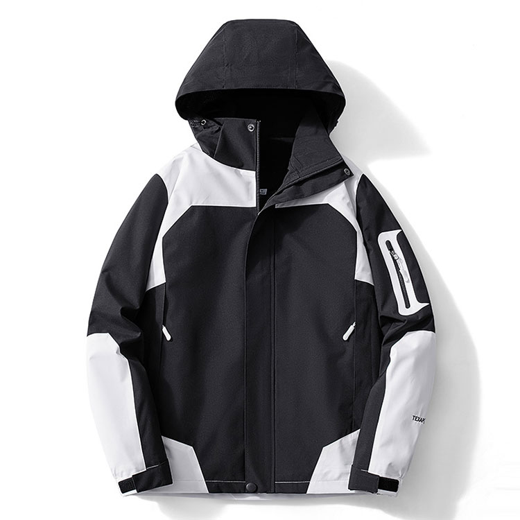 Hard Shell Jacket With Hood