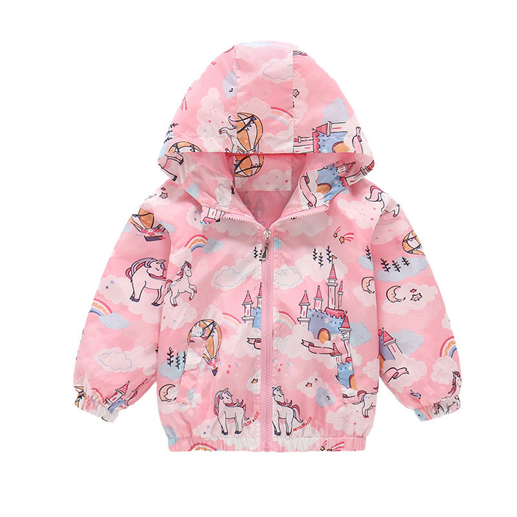 Waterproof Rain Jacket Girls